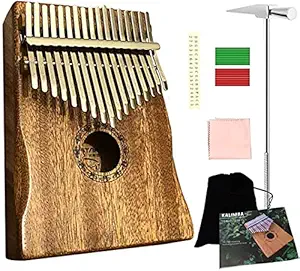 iXport 17 Keys Kalimba Mahogany Body Thumb Piano solid wood mbira keyboard instrument (Original)