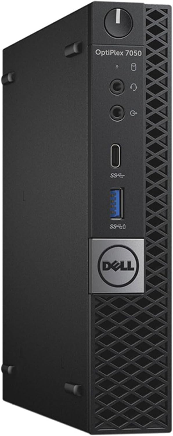 Dell Optiplex 7050 Mini PC Ordenador de escritorio (reacondicionado) CPU Intel Core i5-6400T, Memoria RAM 8 GB, Disco SSD 240 GB, Windows 11 Pro, HDMI, Wi-Fi