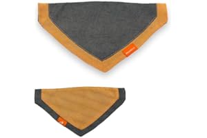MUDLESS Dog Bandana Neckerchief - Breathable Dog Scarf Accessories Trendy Triangle Bandanas to Elevate Your Pup's Look for Any Occasion (AquaBlaze, XL)