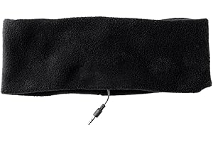 AFUNTA Sueño de Auriculares Estéreo con Orejeras de Lana Suave - Auriculares más Cómodos para Dormir y Viajar