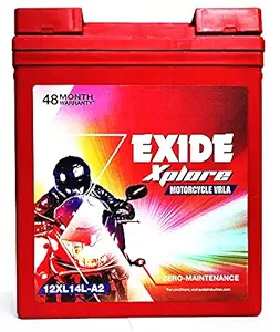Explore 12XL14L-A2 12 Volt Battery for Royal Enfield Exide A S MOTORS