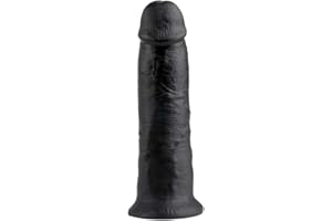 Pipedream King Cock 10" Cock Black - 1 unidad