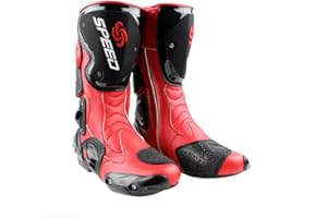PRO-BIKER Botas de moto de pista Racing profesional antideslizantes transpirables impermeables