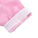 Makhry 2 Pairs Moisturising Silicone Gel Heel Socks for Dry Hard Cracked Skin Moisturizing Open Toe Comfy Recovery Socks Women Size 4.5-7.5 (M, Pink)