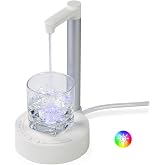 Slthe Masa&uuml;st&uuml; Su Şişesi Dispenseri, Yeni y&uuml;kseltme RGB Ortam Işığı, Başucu Su Sebili, Taşınabilir 5 Galon Su Sebili, 7 Seviy