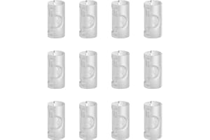 WASAII 12 PCS Bed Sheet Clips, Bed Sheet Grippers Sheet Clips for Bedding Sheet Holder Fasteners Bedding Accessories Reusable Plastic Sheet Clips Duvet Cover Clip Food Snack Bag Clip (12*Clear)