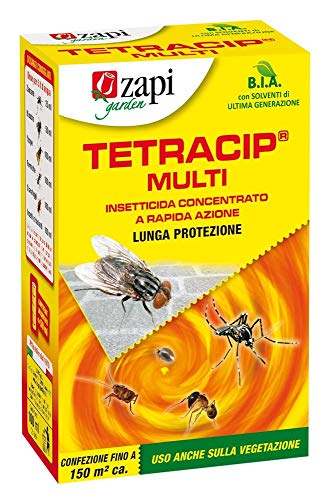 TETRACIP MULTI INSETTICIDA CONCENTRATO A RAPIDA AZIONE E LUNGA PROTEZIONE IN CONFEZIONE DA 250 ML