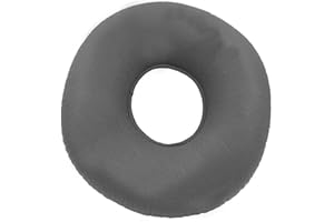PCTC Doughnut Cushion,Inflatable Ring Cushion for Piles, Hemorrhoid Seat Pillow Cushion, Round Wheelchairs Seat Cushion,Coccyx & Tailbone Pain Great for Home, Car or Office(Grey)