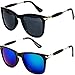 Y&S Sunglasses for Boys Stylish Mens Combo Goggles for Girls under 500 Branded Sun Glass for Women at Discount (BlackBlack BlueMercury GoldenSticks Wayfarer) (combo-wf-silver-stick-1806) RS.449.00