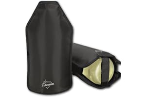 DURAWE COMPANY Borsa termica vino - Raffreddatore di bottiglie per vino bianco, rosso e champagne, Set accessori da bar - Sacca refrigerante - Frigo vino, raffreddamento per bottiglie di vino Refrigeratore vino