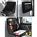 Kabalo Folding Car Seat Back Storage Tidy Organizer DVD Laptop Holder Work Tray Hold Travel - Double Pack