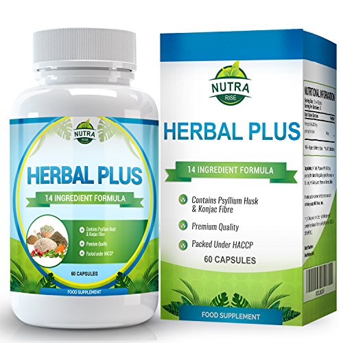 Purifica il colon ed elimina le tossine, integratore alimentare con Psillio, Konjac, Aloe Vera, tè verde, lassativo naturale per gonfiore, flatulenza, gas intestinale, costipazione, 60 capsule