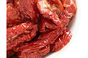 DELI MED MedFood Sun Dried Tomato Halves - Natural Sun Dried - Low Carb Snack - 500g