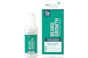 Neofollics Beard Growth Stimulating Serum - 45 ml - 81% reported more facial hair growth - With 7% Neoxyl: 41% more effective than Minoxidil