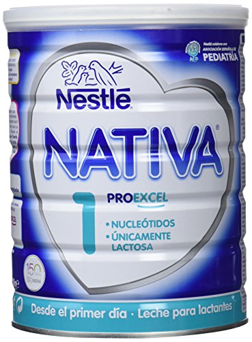 Nestlé NATIVA 1 - Leche para lactantes en polvo - Fórmula Para bebés - Desde el primer día - 800g