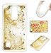 Produktbild KSHOP Hardcase Hülle TPU Silikon für LG Stylus 2 LS775/LG G Stylo 2 K520 mit Flüssigkeit - Schale Etui Case Cover Softshell Backcover Case Schutzhülle Cover Wasser mit Schneekugel Sterne Design in Hellblau Transparent 3D Kreative - Blaues Herz