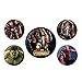 Produktbild Echte Marvel Avengers Infinity War 5 Stück Button Badge Set Thanos Iron Man