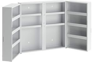 Vicco Medicine cabinet, Grey, 53 x 53 cm