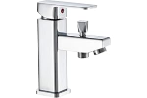 GFYWZ robinet lavabo robinets de cuisine de lavabos Robinet Évier robinet salle bain monotrou robinet eau chaude et froide lavabo salle de bain avec douche mitigeur multifonctionnel