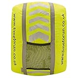 Time to Run High Visibility Reflective Waterproof Rucksack Cover With Scotchlite 3M