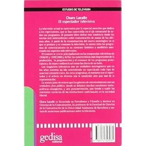 El espectador televisivo (Estudios De Television)