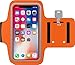Produktbild Antber Sportarmband kompatibel mit Xiaomi Mi 9T neopren wasserdicht Anti-Rutsch mit Tasche für Kabel Karten Schlüssel (Orange)