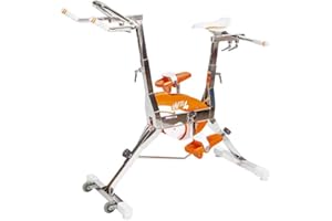 Waterflex WX-WR4 - Aquabike - Aquabike Sport - Système Innovant Click & Turn - Pour une Position Verticale, Évite les blessures - Bleu