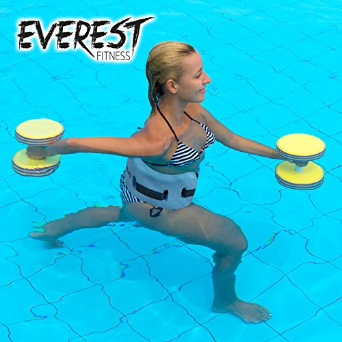 EVEREST FITNESS Aqua-Jogging-Gürtel für Wassersport und Schwimm-Training, sichere Schwimm-Hilfe bis 100 kg Körpergewicht, universell verstellbar, aus hochwertigem Schaumstoff mit 2 Jahren Zufriedenheitsgarantie – Schwimm-Gürtel / Water-Jogging-Gürtel / Tiefwasser-Jogging-Gürtel / Schwimmgürtel - 5