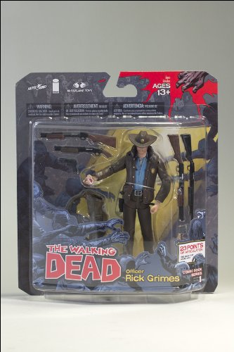 Mcfarlane Toys Walking Dead Comic Series Rick Grimes Action Figure