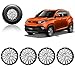 Auto Pearl - Premium Quality Car Full Wheel Cover Caps Silver and Black 14 Inches For - Mahindra KUV 100 RS.1649.00