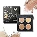 Produktbild LadyBeauty Fantastic 4 Farbe Textmarker Rouge Lidschatten Makeup Palette Maquiagem Shimmer Highlighter für Gesicht