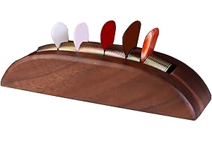 HHUXIUE Gitarren-Plektrum-Halter, Gitarren-Plektrum-Aufbewahrungsbox für jede Dicke, Form, personalisiertes Gitarren-Plektrum-Display