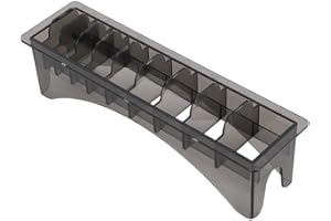 SHANRYA Contenedor de Peine Guía para Cortadora de Cabello 10 Organizador de Peine Guía de Rejilla de Límite de Pelo Peine Organizador 25 X 7 X 6. Organizador de Escritorio de 5 Cm Organizador