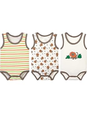 Baby Butt Body 3er-Pack mit Druckmotiv Blumen