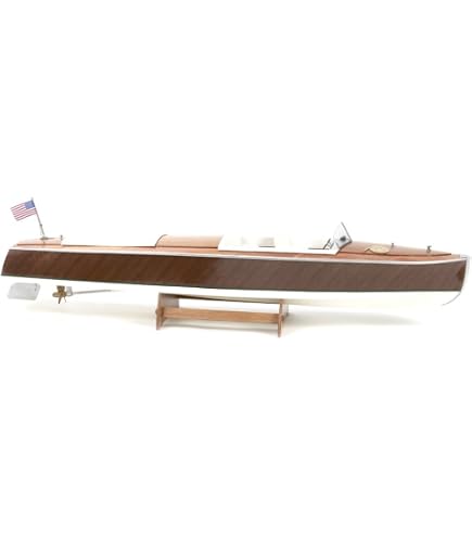 Kestral Vintage Style Cabin Cruiser Radio Control model boat kit with Fittings e