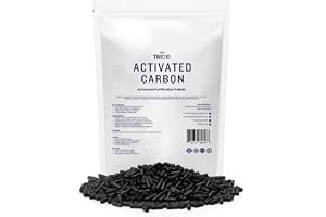 Trioxi Activated Carbon Pellets 500g | Odour Absorber for Aquarium Filters, Water Filtration, Air Purification & Moisture Control | Removes Chlorine, VOCs & Impurities | Premium Charcoal Filter Media