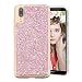 Produktbild SKYXD Shiny Glänzend Bling Glitzer Sterne Pailletten Diamant Durchsichtig TPU Silikon Hülle für Huawei P Smart Plus/Nova 3i, Luxus 3D Diamond Weich Flexibel Anti-Rutsch Kratzfest Schutzhülle - Pink