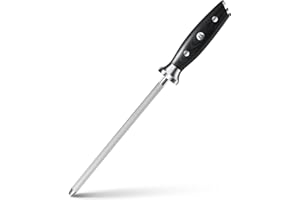 SHAN ZU Fusil Acier Aiguiseur de Couteaux Fusil à Aiguiser Fusil à Aiguiser Acier 20CM