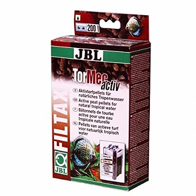 JBL Tormec Granulé de tourbe actif 1000ml, Bâtonnets de tourbe active pour filtre d'aquariums d'eau douce