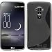 Produktbild PhoneNatic Case für LG G Flex Hülle Silikon grau S-Style + 2 Schutzfolien