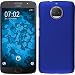 Produktbild PhoneNatic Case für Lenovo Moto G5s Plus Hülle Blau gummiert Hard-Case Case