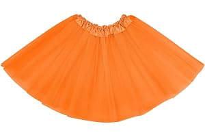 AYBUY Tutu elastisk tyll 30 cm längd för flickor, balett tyll balettkjolar 3 lager, flicka stjärna party dans balett tutu danskjol festprestanda, färger