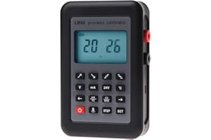 Toplionace LB02 Voltímetro de Corriente de Resistencia Generador de Señal Fuente Calibrador de Proceso 4-20 mA / 0-10 V/MV Pantalla LCD