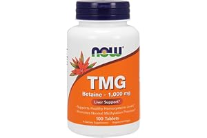 Now Foods TMG - Betaine 1000mg (100 Tabs) Unflavoured