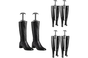 Hungpure Boot Tree Automatic Long Boot Holders Knee High Boots Shapers Black Boot Stretchers for Womens and Mens Shoes