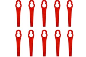 ZIYUEZIKUN Ersatzmesser Rasentrimmer,100 Stück Rasentrimmerersatz,Kunststoffersatzklingen,Rasentrimmer-Zubehör,Rasentrimmer Messer Kunststoff,Ersatzmesser Set,Kunststoff Ersatzmesser (C)