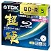 Produktbild TDK Blu-ray Disc 50 GB 6X Speed BD-R DL, Printable discs, 5 Pack in Jewel case (japan import)