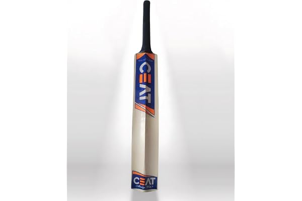 Coka Wooden Hard Tennis Cricket bat for Kids, Boys & Adults, Light Weight and Limited Edition Willow Grade 1 Best for All Soft Balls Size 6 (Ceat)