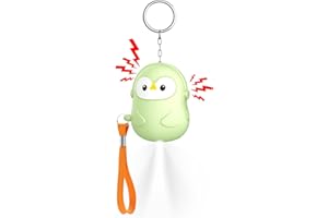 NINONLY 130dB Alarme Personnelle Anti Agression, Alarme de Poche pour Femmes, Sirène Personnelle d'urgence avec Lumière LED, Porte Clef Alarmes de Sécurité pour Enfants Personnes Agées