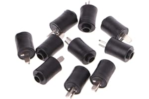 ATATMOUNT Connettore Maschio per Altoparlante DIN a 2 Pin da 10 Pezzi Connettore a saldare per Altoparlante Hi-Fi a 2 Pin